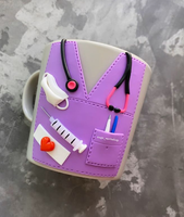 Mug cadeau en argile polymère Doctoress, mug fait main, mug en céramique, mug cadeau