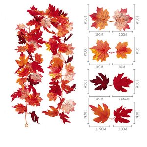 Treo mùa thu cây nhân tạo 175cm mô phỏng <span class=keywords><strong>Maple</strong></span> Leaves dây leo Tạ Ơn trang trí nội thất - Product Image 6