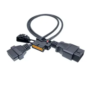 OBD-II Port Replicator OBD2 Y Kabel Obd Splitter Verlengkabel Compatibel Met MT-OBD Live Gps Tracker Voor Renault