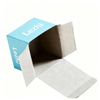 Chine personnalisé Oem Design impression pas cher enduit 300 G blanc gris papier carton craie boîte d'emballage avec impression de logo