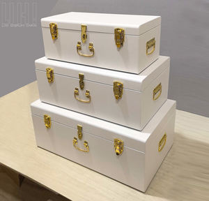 Et of 3色収納金属製トランク化粧品家庭用トランク工場 - Product Image 4