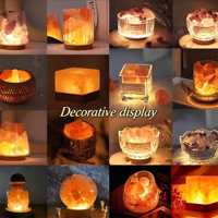 Base lumineuse LED diffuseur en acrylique, support carré en bois massif pour boule de cristal, mini veilleuse pour la maison, interrupteur tactile, alimentation 5V