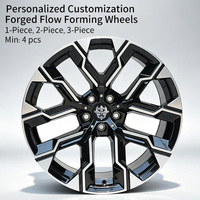 Jantes FLowtone, nouveau style, design creux, 20 pouces, 5x112, jantes en alliage noir légères pour Audi A3 A4 A5 A6 A7 A8 Q2 Q3 Q5 Q7