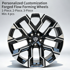 Jantes FLowtone, nouveau style, design creux, 20 pouces, 5x112, jantes en alliage noir légères pour <span class=keywords><strong>Audi</strong></span> A3 A4 A5 A6 A7 A8 Q2 Q3 Q5 Q7 - Product Image 2