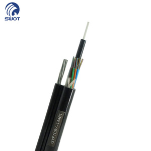 Câble à fibres aériennes GYFTC8Y haute résistance 12 cœurs <span class=keywords><strong>Messenger</strong></span> toronné en acier G.652D <span class=keywords><strong>Application</strong></span> extérieure monomode - Product Image 5