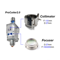 Nouvelle lentille de collimation laser à fibre 1064 nm Steedu D37 F100 F200 F250 pour tête de découpe laser Precitec Procutter2.0 Longue portée