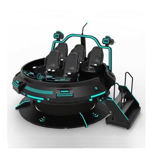 Silla de Simulación de Vuelo OVNI 9D VR 360, Compatible con el Hogar, 5 Asientos, Movimiento Simulado por PC, Compatible con Exteriores, Cine VR, Metal, Aeropuerto - Product Image 3