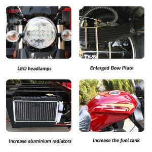 320cc Longxin Engine 5-Wheel Heavy <b>Load</b> Gasoline Motorized Tricycle with Double-<b>Top</b> Tipper for Construction Hauling - Product Image 3