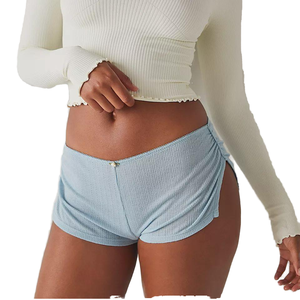 Pantalones Cortos de Encaje Sexy para Mujer, de Cintura Alta, Transpirables, Impermeables, de PU, Cómodos y a la Moda para el Verano 2026 - Product Image 2