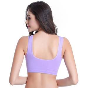 Soutien-gorge sans couture pour femme I-0142, sans rembourrage, sous-vêtements, soutien-gorge de sport, de yoga, de sommeil, haut de sport, soutien-gorge en nylon de grande taille pour femme - Product Image 2