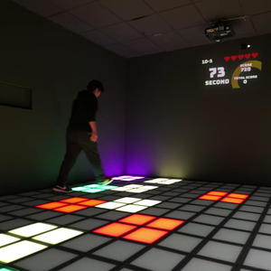 Juego de suelo <span class=keywords><strong>interactivo</strong></span> LED activado por sala de <span class=keywords><strong>Escape</strong></span> para adultos inmersivos para uso en interiores - Product Image 1