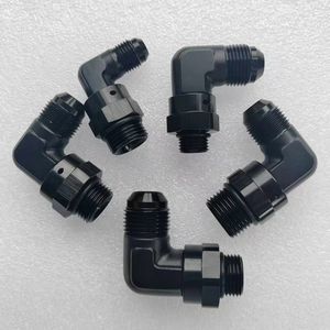 أسود 90 درجة AN6 AN8 AN10 AN12 بانجو خرطوم مطاطي نهاية مع أورب بانجو الذكور الترباس - Product Image 1