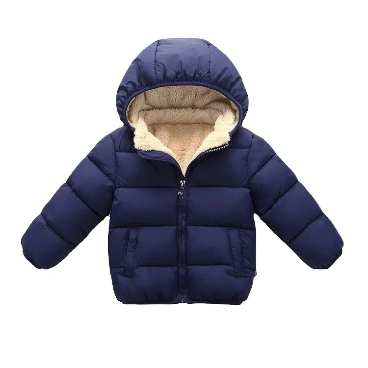 Ekaliy Baby Boys Girls Winter Fleece Coats Infant Toddler Kids Jackets
