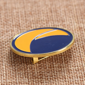 Badge en métal émaillé personnalisé, circulaire, sans nickel, cadeau d'entreprise - Product Image 3