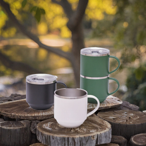 Customizable Stainless Steel Vacuum <b>Mug</b> Bottle Gift <b>Sets</b> for Business Gifts-Wine Tumbler Handgrip 6-12 Hours Thermal Insulation - Product Image 3