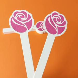 Gran oferta, diseño personalizado, tira de Perfume de moda, diseño de flor de mariposa simple, secante de fragancia, probador de Perfume personalizado - Product Image 4