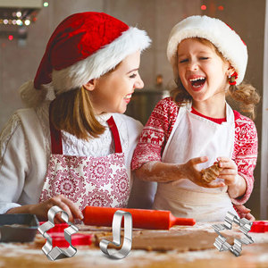 Dụng Cụ Cắt Bánh Quy Hình Giáng Sinh Bằng Thép Không Gỉ Lớn Dụng Cụ Cắt Bánh Quy Bánh Gừng Ông Già Noel Hình Bông Tuyết Cây Giáng Sinh - Product Image 5