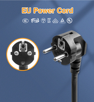 Câble d'alimentation Europe EU Lock Plug C15 Power Lead pour appareils électriques domestiques