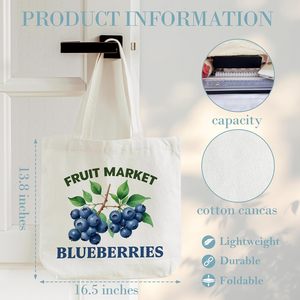 Custom Made <b>Recyclable</b> Plain Cotton Shopping Tote Ladies' Canvas <b>Bag</b> with Cartoon Pattern <b>Recyclable</b> and Eco-Friendly - Product Image 2