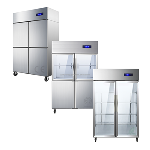 Réfrigérateur à 1/2/3/4/6 portes, système de refroidissement par air/direct, simple/double température, avec porte en verre/porte en acier inoxydable - Product Image 3