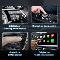 Boîte vidéo pour voiture Android 12 avec Carplay sans fil, chipset 2+16 Go, boîte Carplay, Google Maps, Car Play Magic Box