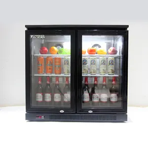 LVNI2021最高品質のLED照明商用水平ディスプレイドリンク飲料ビールクーラー冷蔵庫冷蔵庫