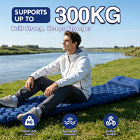 Matelas de couchage gonflable Compass 4 saisons, imperméable, ultraléger, compact, avec pompe intégrée, TPU/Nylon, portable, pour le camping en plein air
