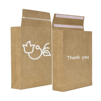 Enveloppes postale en kraft pour vêtements de bébé, pièces, emballage écologique, avec gousset