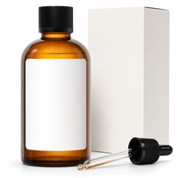 Diffuseur d'huiles essentielles 100 ml à la note de lys et de papyrus, avec notes marines et océaniques, dans un flacon en verre ambré