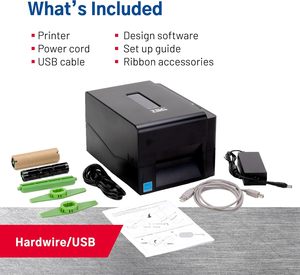 Máy in nhãn <span class=keywords><strong>TSC</strong></span> TE200 Te244 Te300 Máy in mã vạch tự dính in chuyển nhiệt 110mm - Product Image 4