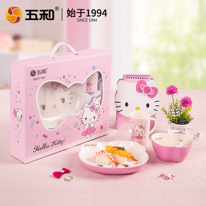 Hello Kitty Bowl Melamine Round Bpa Free Kids Dining - Product Image 4