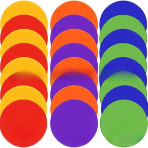 Disques d'entraînement de football de 10 cm – Tapis de repères numériques, équipement d'entraînement de football, marqueurs plats pour le sport - Product Image 4