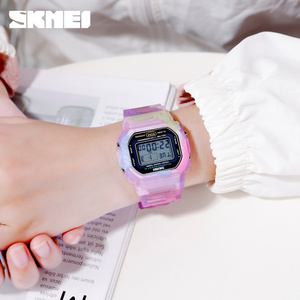 Skmei 1627 Bán Chạy Nhất Đồng Hồ Thể Thao Nữ Trắng Nam Và Nữ Cặp Đôi Đồng Hồ Đeo Tay Kỹ Thuật Số Tương Tự - Product Image 6