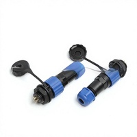 Connecteur industriel d'alimentation, prise aviation 7 broches, prise 3 conducteurs 4 trous 5 positions 6P, étanche, boîtier en nylon pour extérieur SD16MM