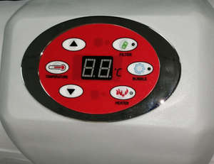 OHO <span class=keywords><strong>Spa</strong></span> <span class=keywords><strong>gonflable</strong></span> carré moderne écologique <span class=keywords><strong>pour</strong></span> 4 personnes avec jets de massage 600W Puissance des jets Conception facile à installer Utilisation en extérieur portable - Product Image 4