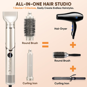 <span class=keywords><strong>Nuevo</strong></span> Set de Airstyler <span class=keywords><strong>Coanda</strong></span> Multiusos Desmontable y Plegable 8 en 1, Cepillo de Aire Caliente, <span class=keywords><strong>Secador</strong></span> y Estilizador de Cabello, Voluminizador - Product Image 5