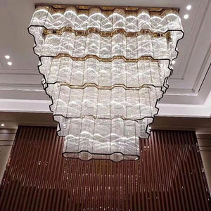 <span class=keywords><strong>Talin</strong></span> Lighting Hotel Villa Custom Large Project Luxury Crystal Chandelier Accesorio de iluminación LED para Hotel Personalizar Chandelier - Product Image 2