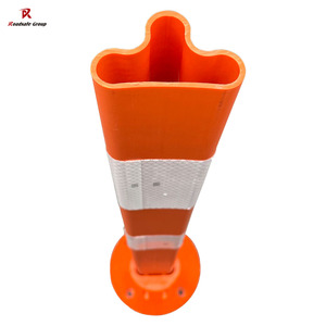 1.2kg 90CMHighway <strong>Traffic</strong> Orange CLOUD SHAPE Reflective Flexible Reflective Pole <strong>Post</strong> <strong>Delineator</strong> Barrier Bollards - Product Image 6