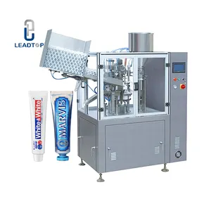 Máquina de enchimento e selagem de tubos plásticos para loção laminada e tubo de ar quente preço de fábrica LeadTop