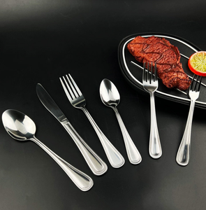 Ensemble de couverts de luxe DFU0151, fourchette, cuillère, argent, poli miroir, acier inoxydable, pour mariage, hôtel, cuisine - Product Image 3