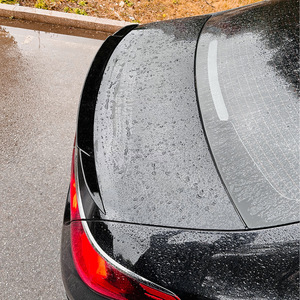 สปอยเลอร์หลังรถยนต์เมอร์เซเดส-เบนซ์ อี-คลาส W214 สีดำเปียโน คาร์บอนไฟเบอร์ ABS รุ่นปี 2024 สำหรับรถซีดาน รูปทรงปีก ชิ้นส่วนตกแต่ง - Product Image 1