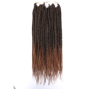 24 pollici per Ombre scatola scura trecce per <span class=keywords><strong>capelli</strong></span> uncinetto Senegalese Twist Tissage trecce <span class=keywords><strong>capelli</strong></span> sintetici 3X - Product Image 3