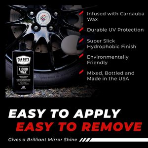 น้ำยาเคลือบเงารถยนต์ Good hydrophobic CAR GUYS  ผลิตภัณฑ์เคลือบเงารถยนต์ขั้นสูง พร้อมสารเคลือบสีโพลิเมอร์เพื่อการปกป้อง ชุดอุปกรณ์ 16 ออนซ์ - Product Image 2