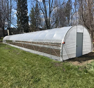 دفيئة زراعية تجارية كبيرة أحادية الامتداد بإطار مجلفن بالغمس الساخن على شكل نفق - Product Image 4