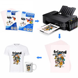 Papier de transfert par sublimation A4, papier d'impression par transfert thermique pour t-shirt, tasse, coussin, impression de cadeaux personnalisés - Product Image 3