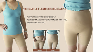 Hygieia con cremallera de gancho, cintura alta ajustada, Control de barriga, levantador de glúteos, Fajas cortas - Product Image 2