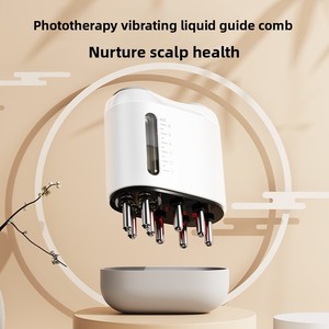 Applicatore per Cuoio Capelluto <span class=keywords><strong>Mino</strong></span>, Massaggiatore Elettrico per la Testa, Pettine Massaggiante con Rullo per Oli Essenziali, Dispositivo Lenitivo per Uso Domestico Modello K607 - Product Image 2