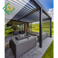 Auvents de soleil solides en polycarbonate d'aluminium imperméable pour jardin, balcon, patio