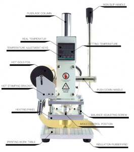 Machine de marquage à chaud Yunqingtech, machine à estamper les logos, machine à embosser les plaques de positionnement, machine à embosser les cadeaux DIY - Product Image 5