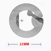 Etiqueta NFC programable de 13.56mhz con chip Ntag215 para proyectos creativos de bricolaje, venta al por mayor, logotipo personalizado, ecológica, de primera calidad